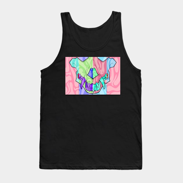 SKULL Tank Top by laynemck